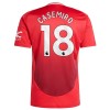 Maglia ufficiale Manchester United Casemiro 18 Casa 2024-25 per Bambino